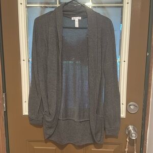 Grey cardigan